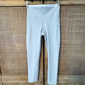 Athleta Interval Light Gray tights